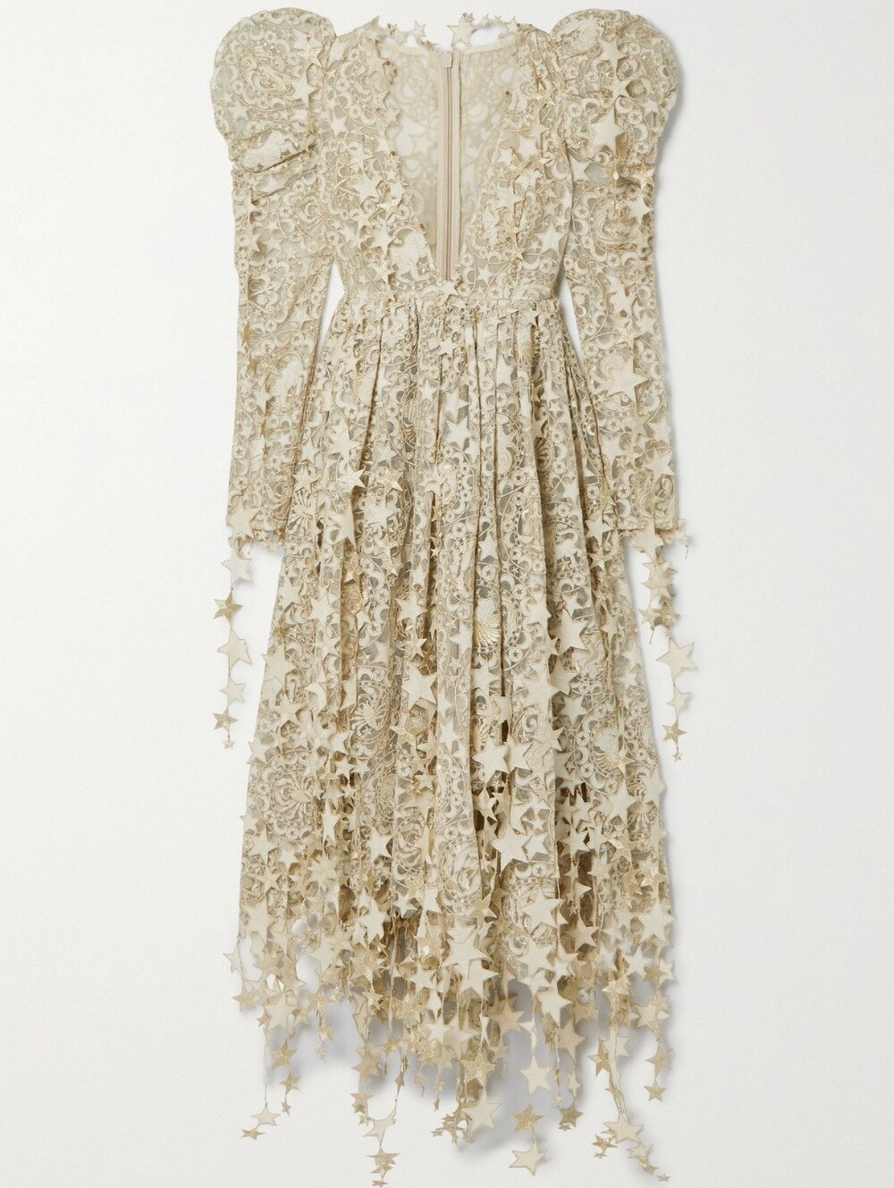 NWT Zimmermann Celestial Zodiac Star Tulle Midi Dress